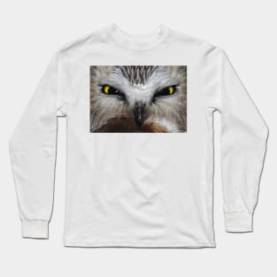 Saw-whet Owl...Saw-eeet! Long Sleeve T-Shirt